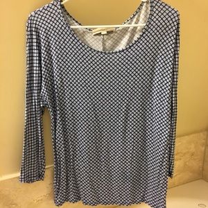 Loft long-sleeve patterned shirt